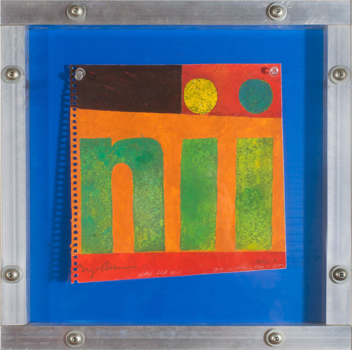 Art Canada Institute, Greg Curnoe, Wan Ha Nii, October 10, 1991–February 5, 1992