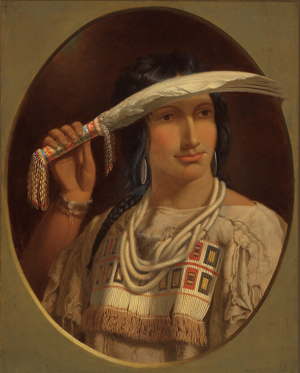Art Canada Institute, Paul Kane, Cunnawa-bum, Metis (Plains Cree and British ancestry), c. 1849–56
