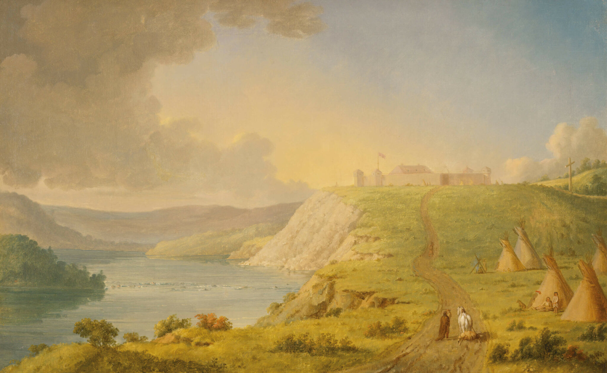 Paul Kane, Fort Edmonton, c. 1849–56