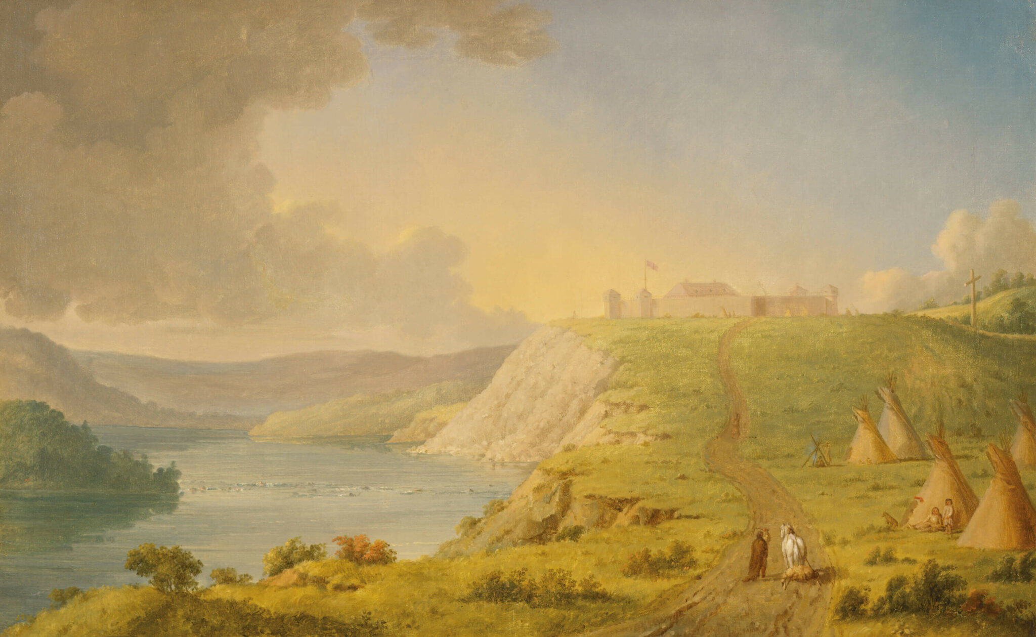 Paul Kane, Fort Edmonton, c. 1849–56
