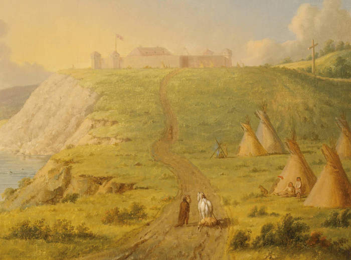 Paul Kane, Fort Edmonton, c. 1849–56