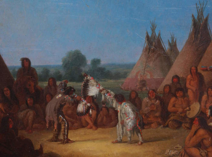 Paul Kane, Medicine Pipe Stem Dance, 1848