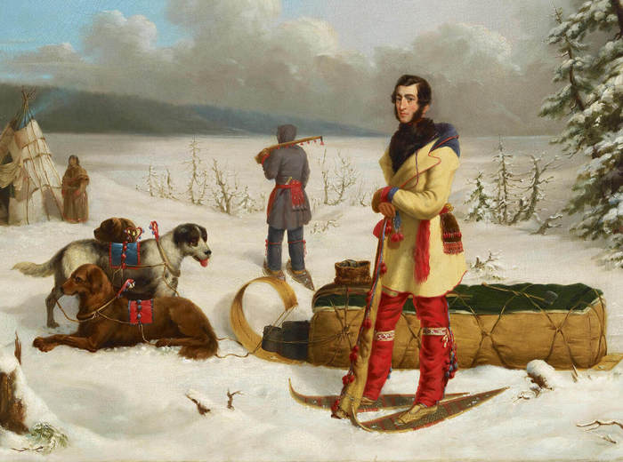 Paul Kane, Scène du Nord-Ouest, v. 1845-1846