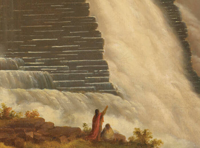 Paul Kane, Les chutes Cackabakah, v. 1849-1856