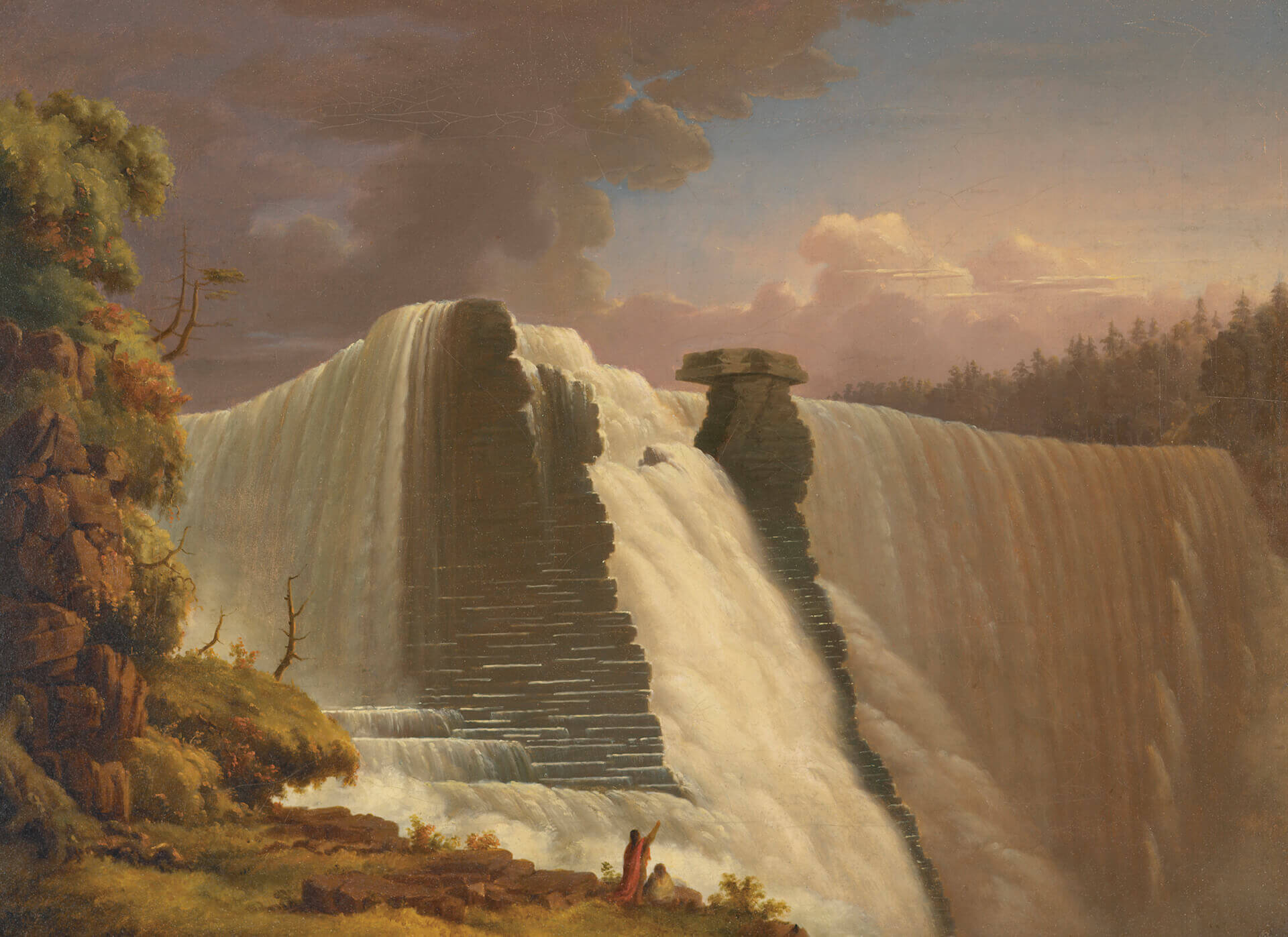 Paul Kane, Les chutes Cackabakah, v. 1849-1856