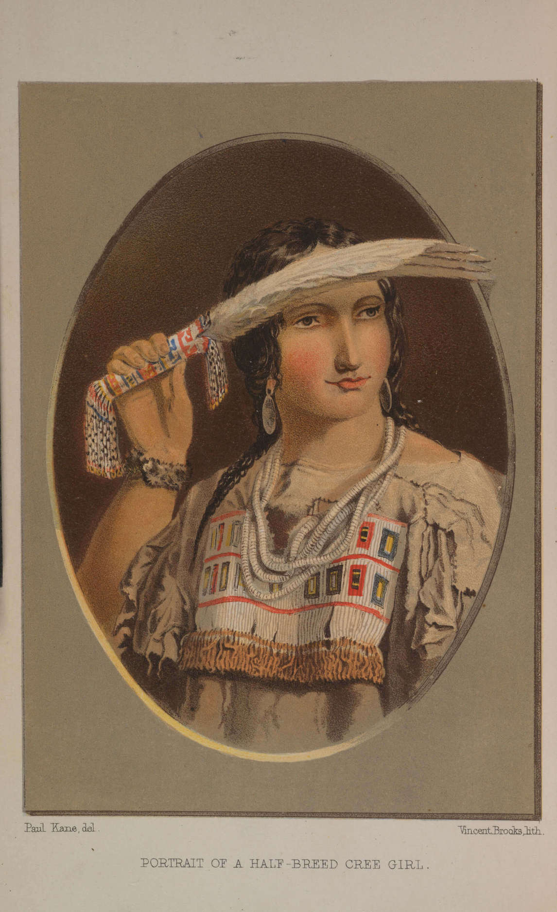 Art Canada Institute, Paul Kane, Frontispiece of Kane’s book Wanderings of an Artist among the Indians of North America, 1859