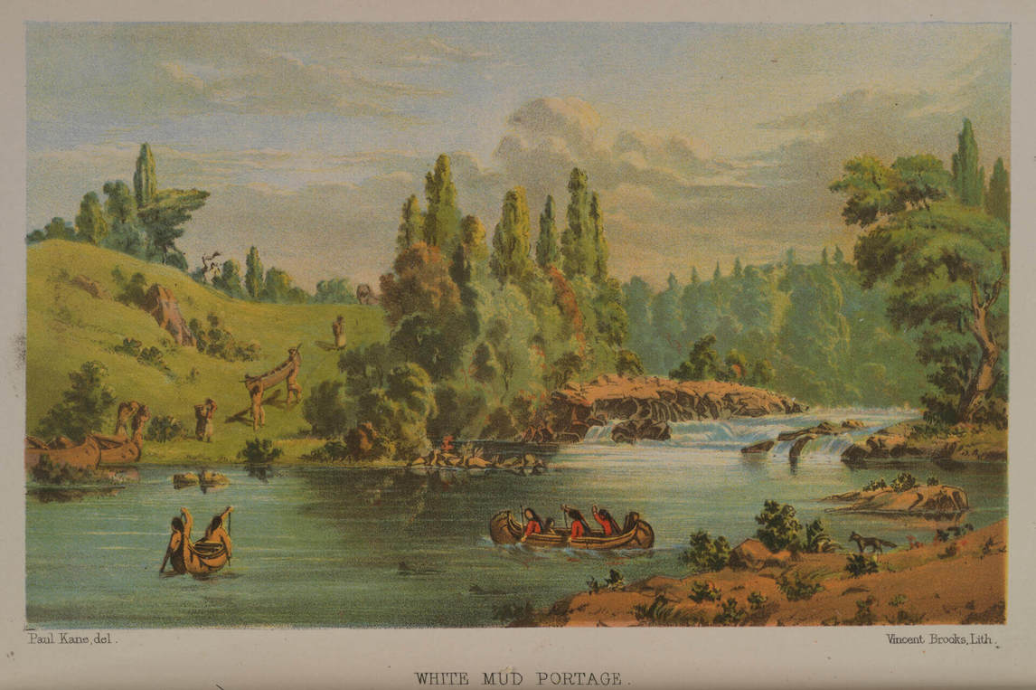 Art Canada Institute, Paul Kane, White Mud Portage, 1859