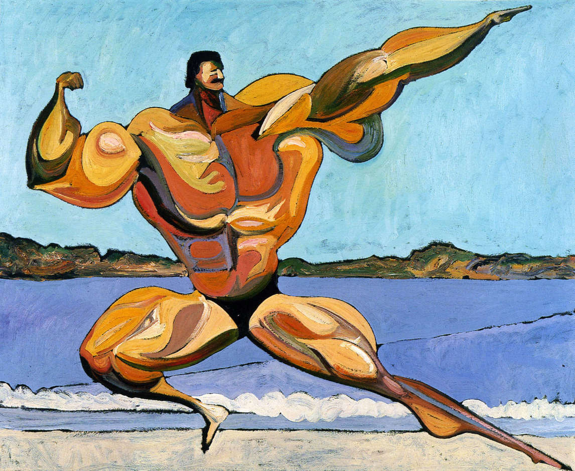 Art Canada Institute, Harold Town, Muscleman, 1983