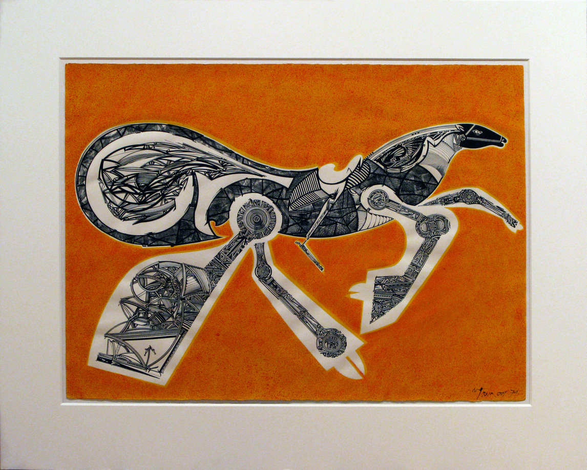 Art Canada Institute,  Harold Town, Toy Horse #184, 1979