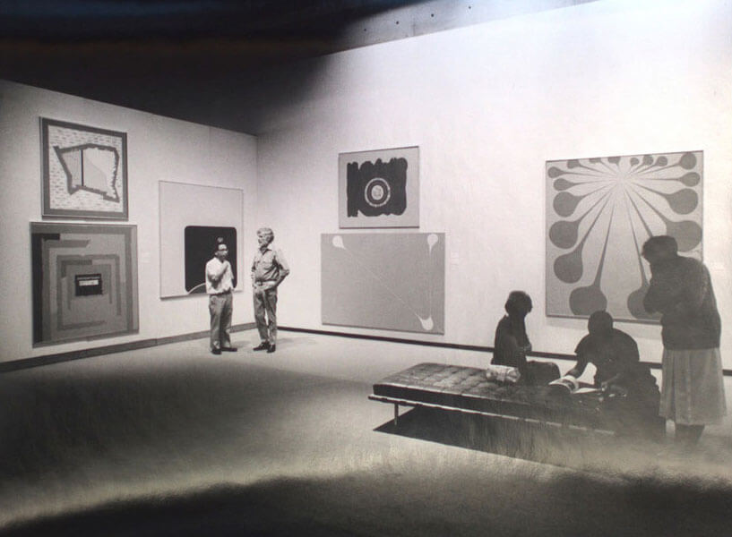 Art Canada Institute, Harold Town in his office at his home in 1967