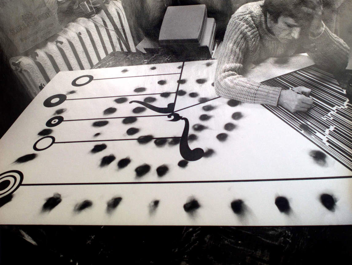 Art Canada Institute, Harold Town in his studio in 1967