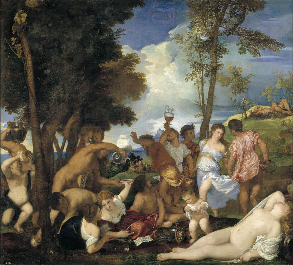 Art Canada Institute, Titian, The Bacchanal of the Andrians, 1523–26