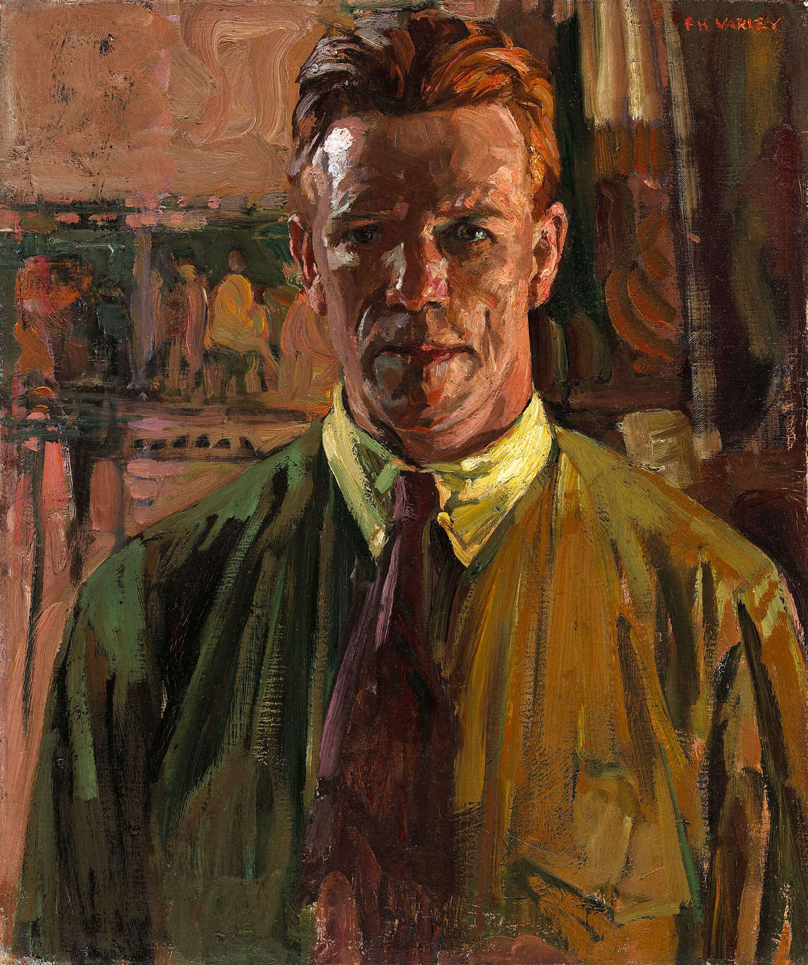 Art Canada Institute, Jock Macdonald, Self-portrait, by F.H. Varley, 1919