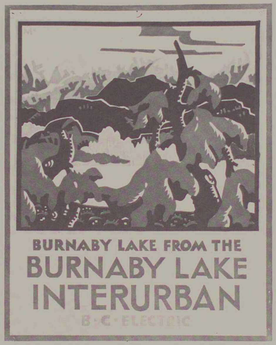 Art Canada Institute, Jock Macdonald, Burnaby Lake from the Burnaby Lake Interurban, c. 1929