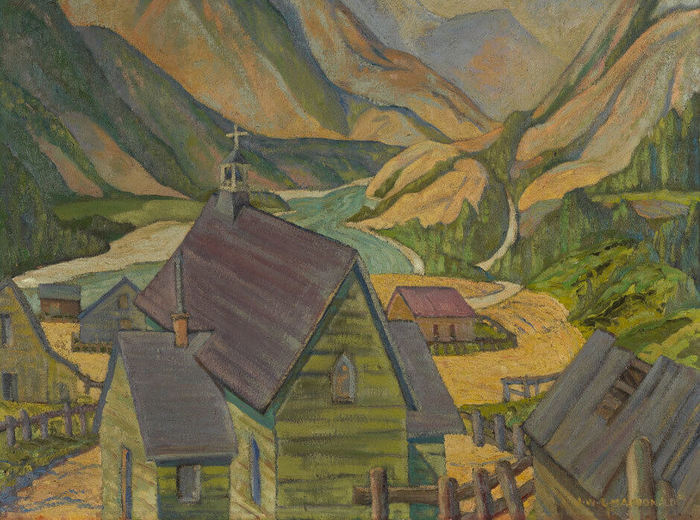 Jock Macdonald, Église de Lytton, C.-B., 1930