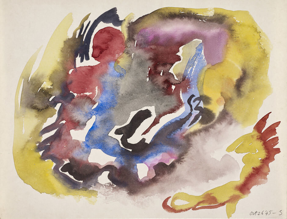 Art Canada Institute, Jock Macdonald, Untitled [October 26, 1945 - 3], 1945