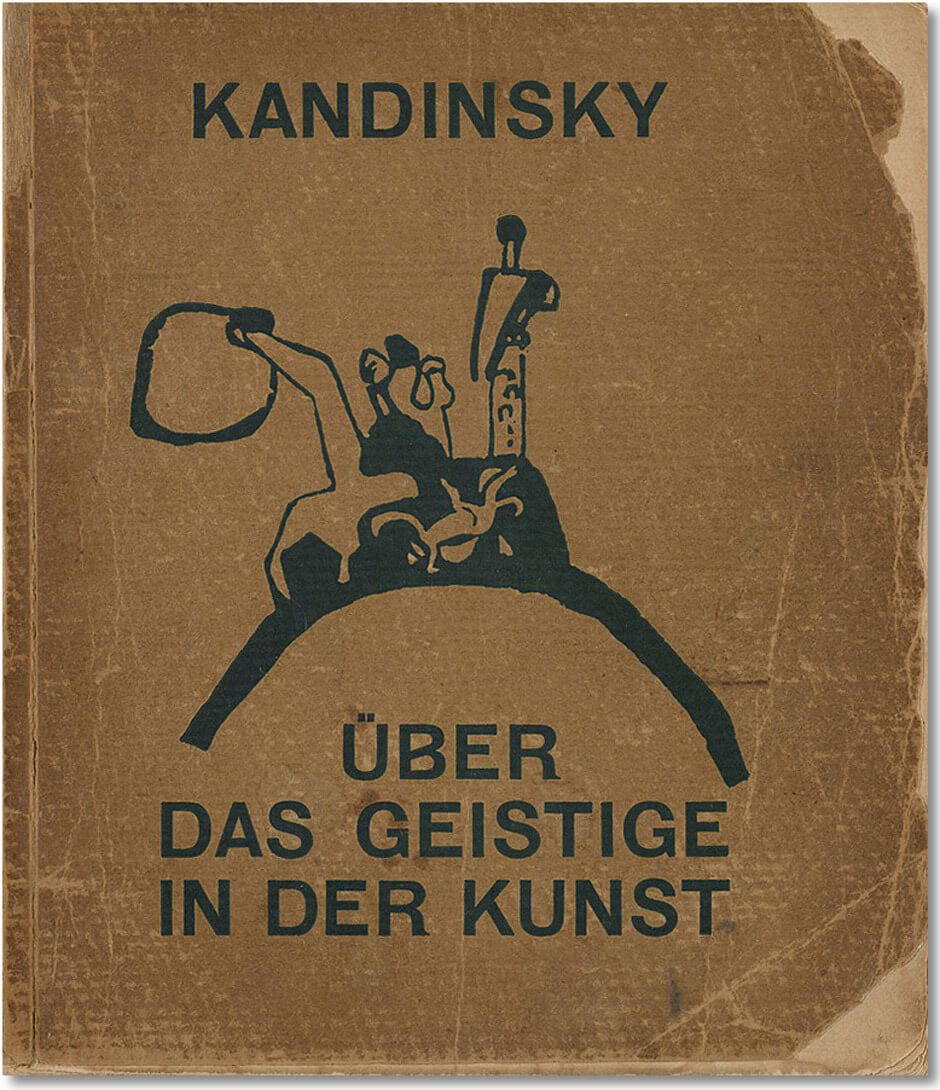 Art Canada Institute, Jock Macdonald, Cover of Wassily Kandinsky's Concerning the Spiritual in Art: Especially in Painting, 1911 (dated 1912)