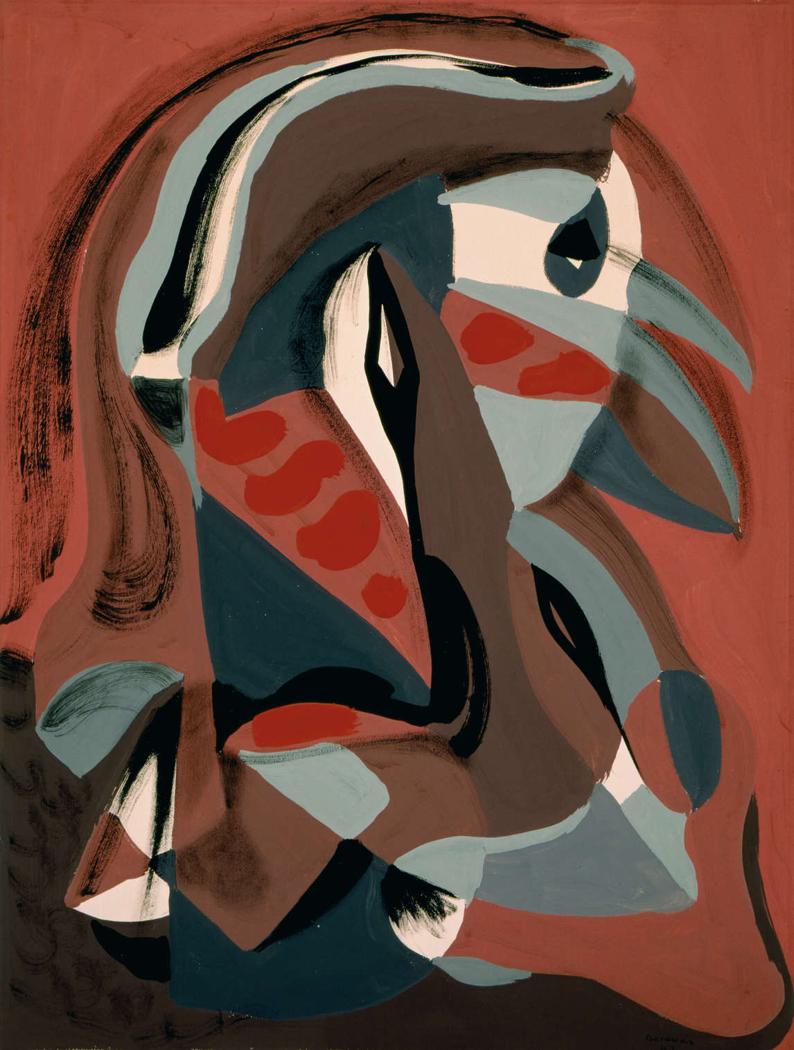 Art Canada Institute, Paul-Émile Borduas, Chanteclerc or No. 6, 1942