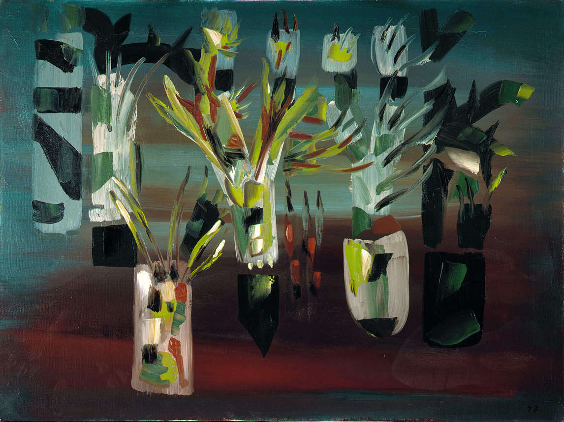 Art Canada Institute,  Paul-Émile Borduas, Flowered Quivers or 8.47 (Carquois fleuris ou 8.47), 1947