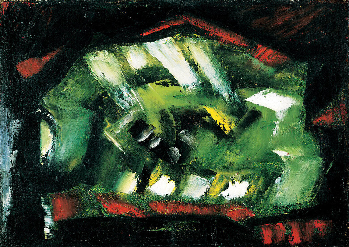 Art Canada Institute, Paul-Émile Borduas, Green Abstraction (Abstraction verte), 1941