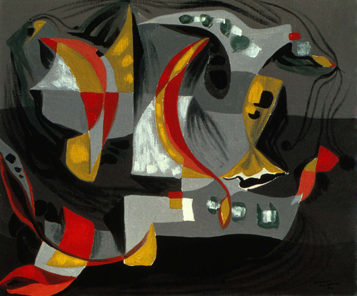 Art Canada Institute, Paul-Émile Borduas, The Phantom Boat (Le bateau fantasque), 1942