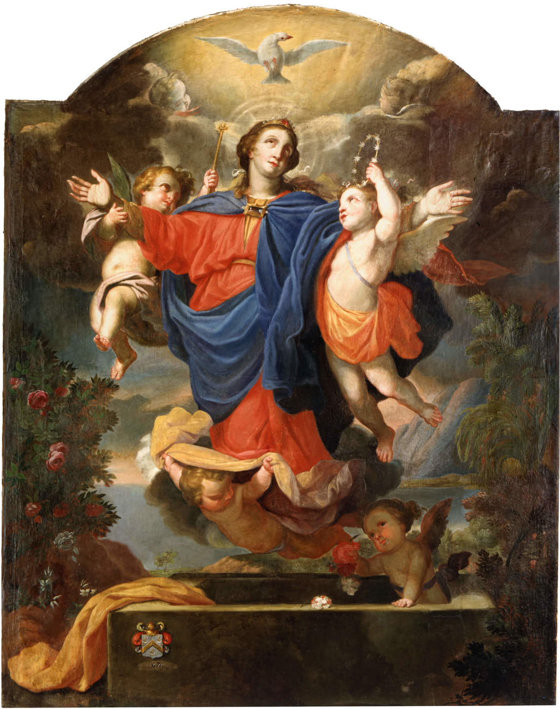 Art Canada Institute, Louis Nicolas, The Assumption (L'Assomption) by Claude François (Frère Luc), 1671