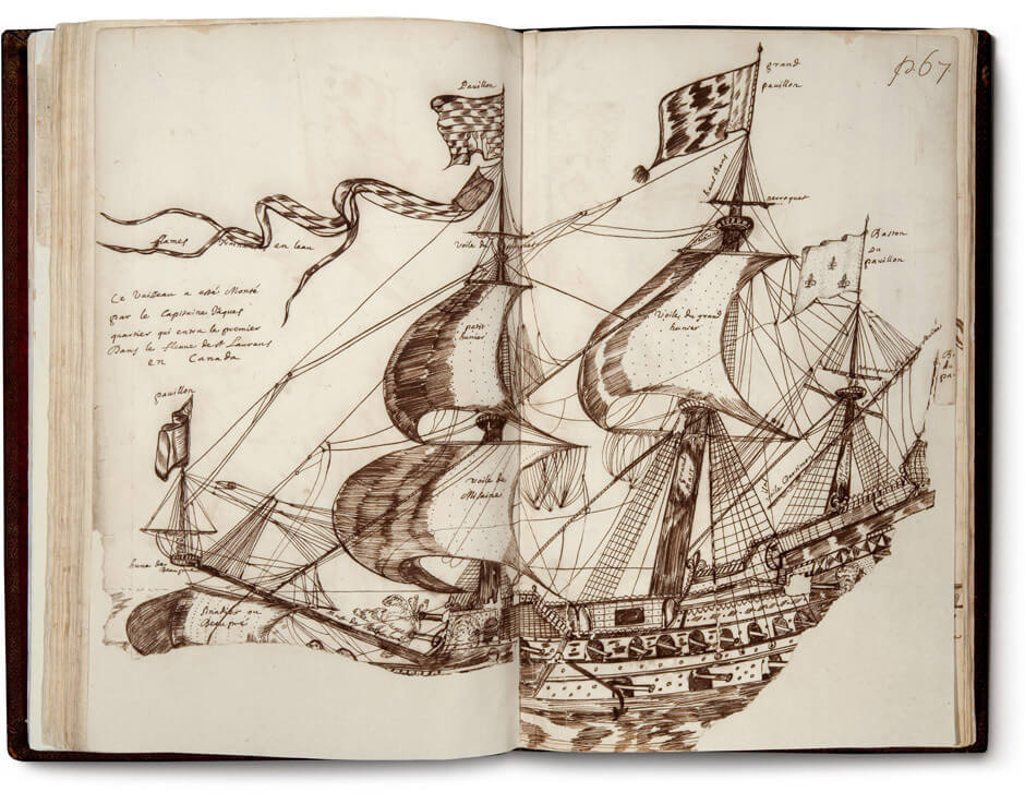 Art Canada Institute, Louis Nicolas, Jacques Cartier’s Ship, Codex Canadensis