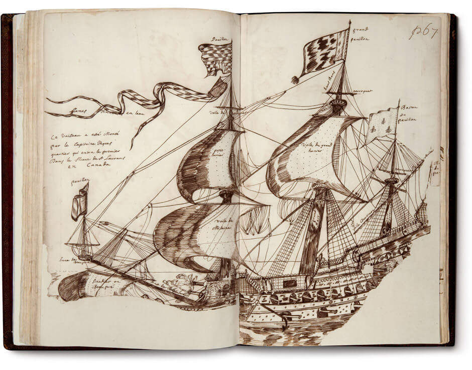 Louis Nicolas, Jacques Cartier’s Ship, n.d.