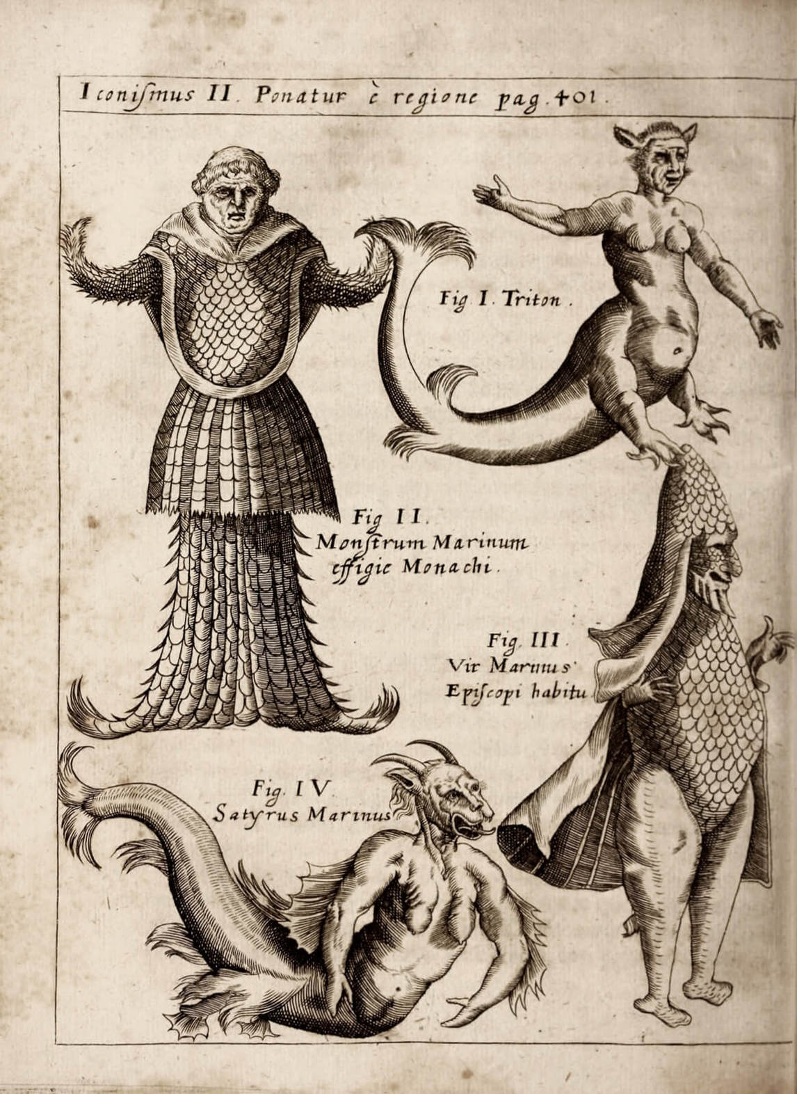 Art Canada Institute, Louis Nicolas, Illustrations of sea monsters in Gaspar Schott’s Physical Curiosities (Physica Curiosa)