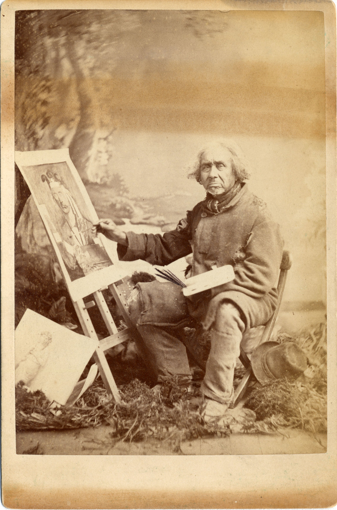 Art Canada Institute, Zacharie Vincent, Zacharie Tehar-i-olin Vincent, c. 1875–78, by Louis-Prudent Vallée.