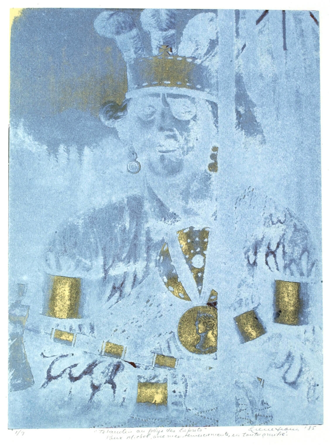 Art Canada Institute, Zacharie Vincent, Tehariolui in the Land of Spirits, 1985, by Pierre Sioui