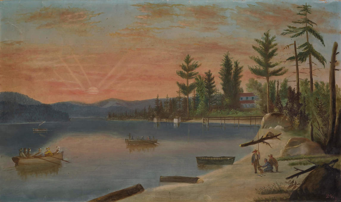 Art Canada Institute, Zacharie Vincent, Lake Saint-Charles, c. 1860