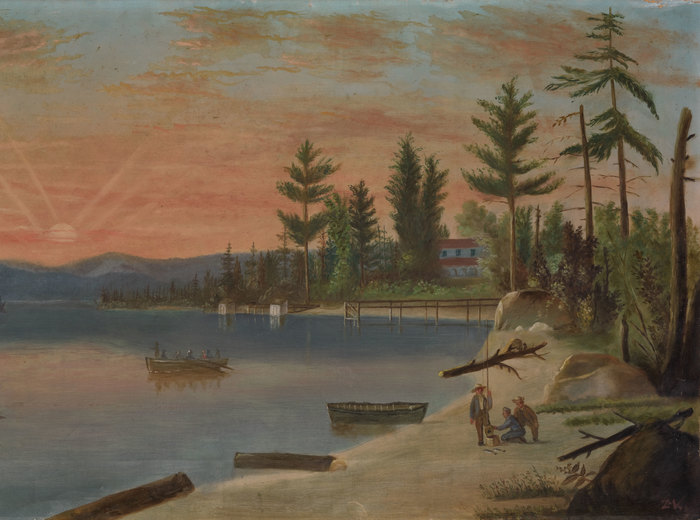 Zacharie Vincent, Le Lac Saint-Charles, v. 1860