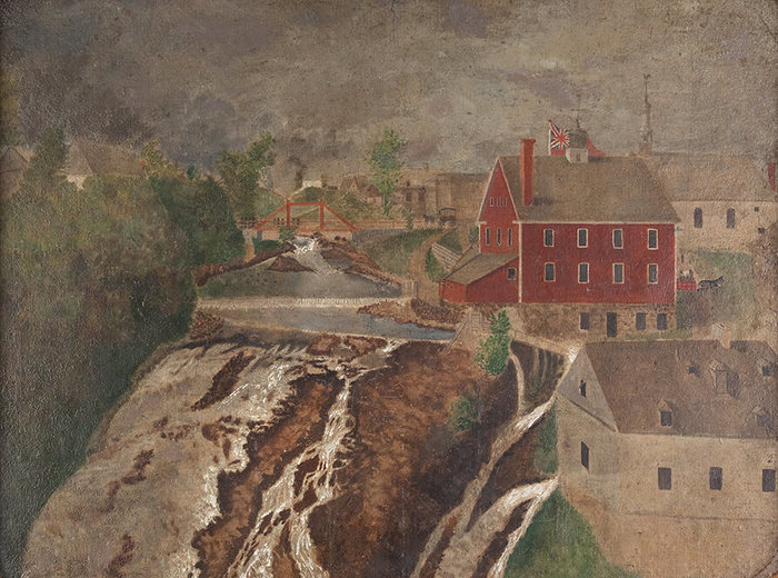 Zacharie Vincent, Lorette Falls, c. 1860