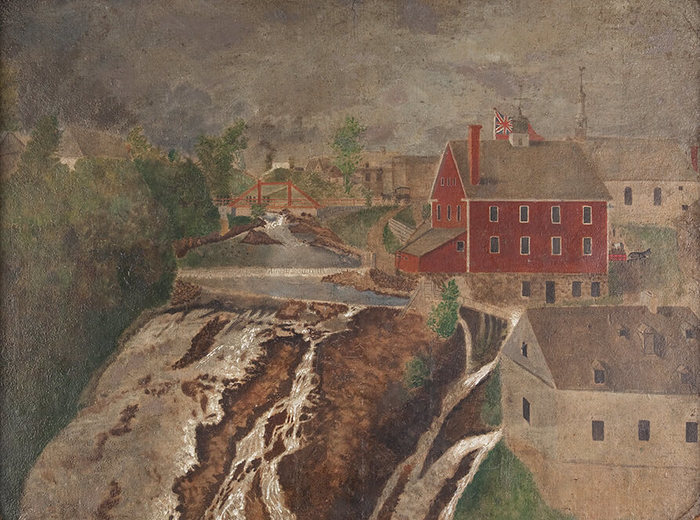 Zacharie Vincent, Les Chutes de Lorette, v. 1860