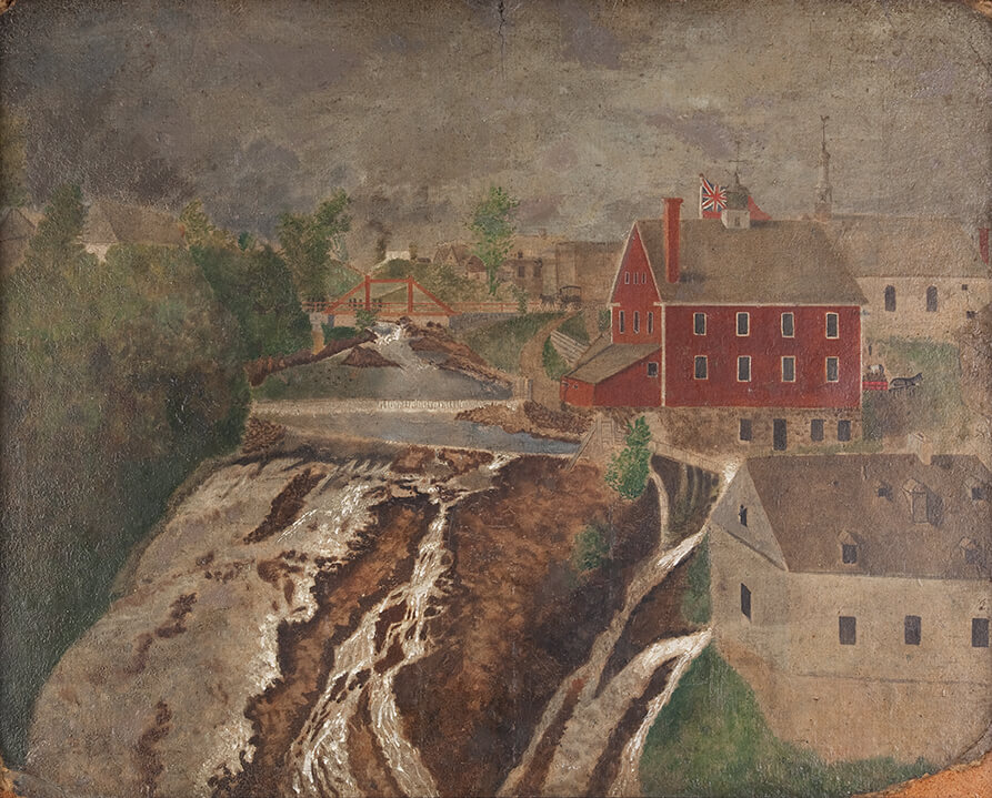 Zacharie Vincent, Lorette Falls, c. 1860