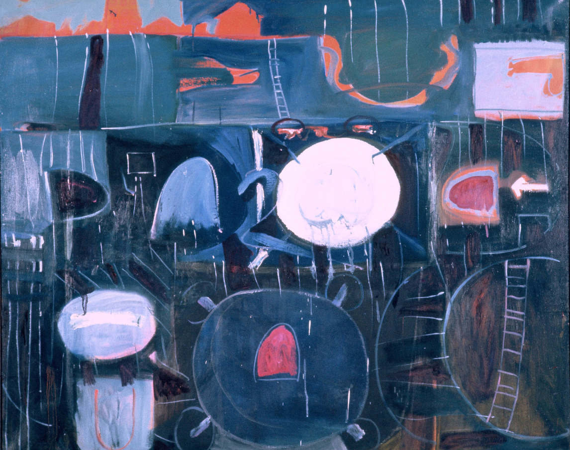 Art Canada Institute, Joyce Wieland, Cityscape, 1960