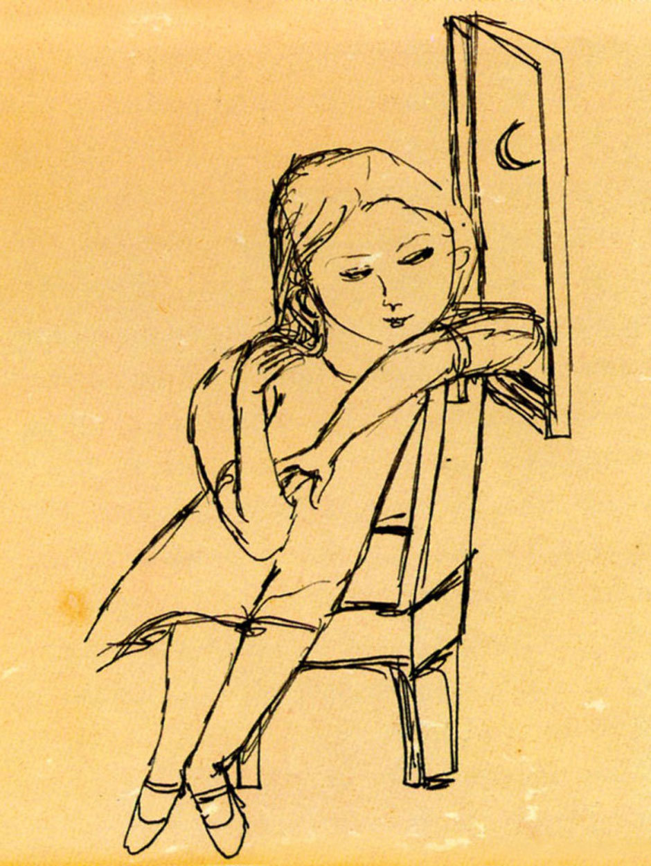 Art Canada Institute, Joyce Wieland, Untitled (Myself as a Young Girl), n.d.