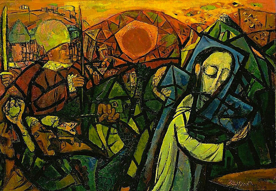 Art Canada Institute, Abraham Rattner, Procession, 1944