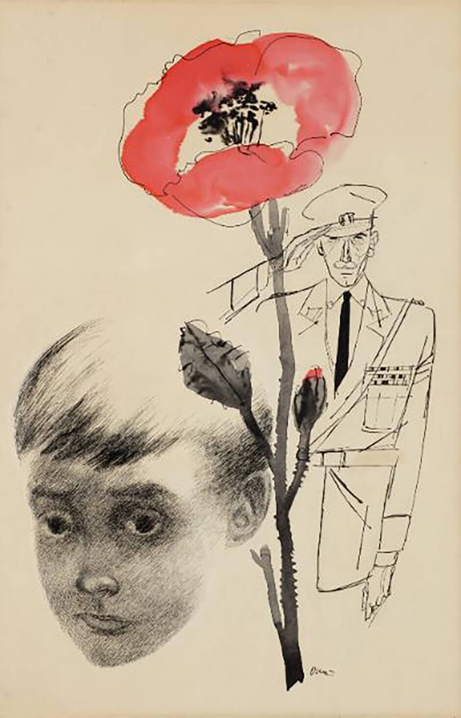 Art Canada Institute, Oscar Cahen, A Hero Comes Home, 1952