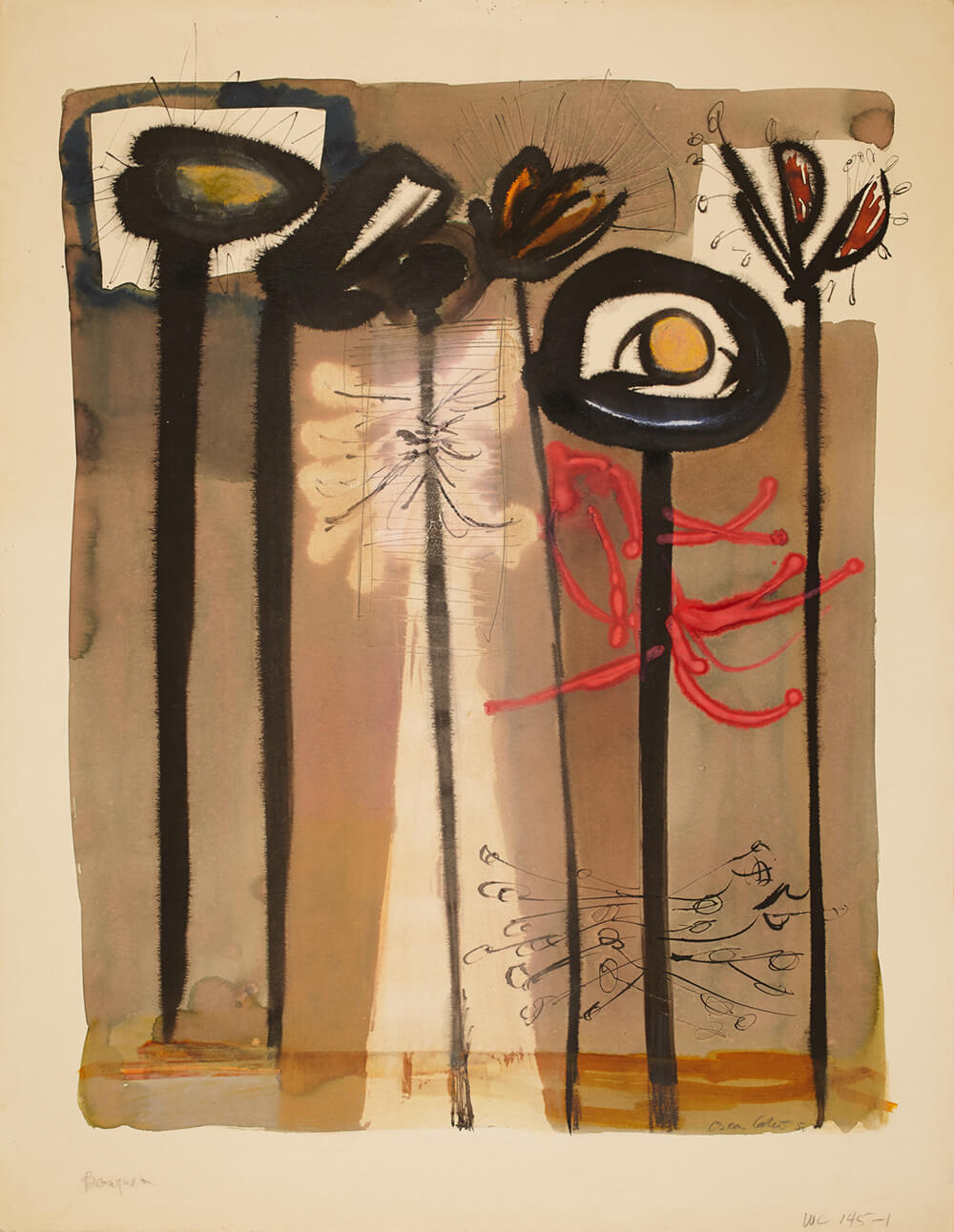 Art Canada Institute, Oscar Cahen, Bouquet, 1952