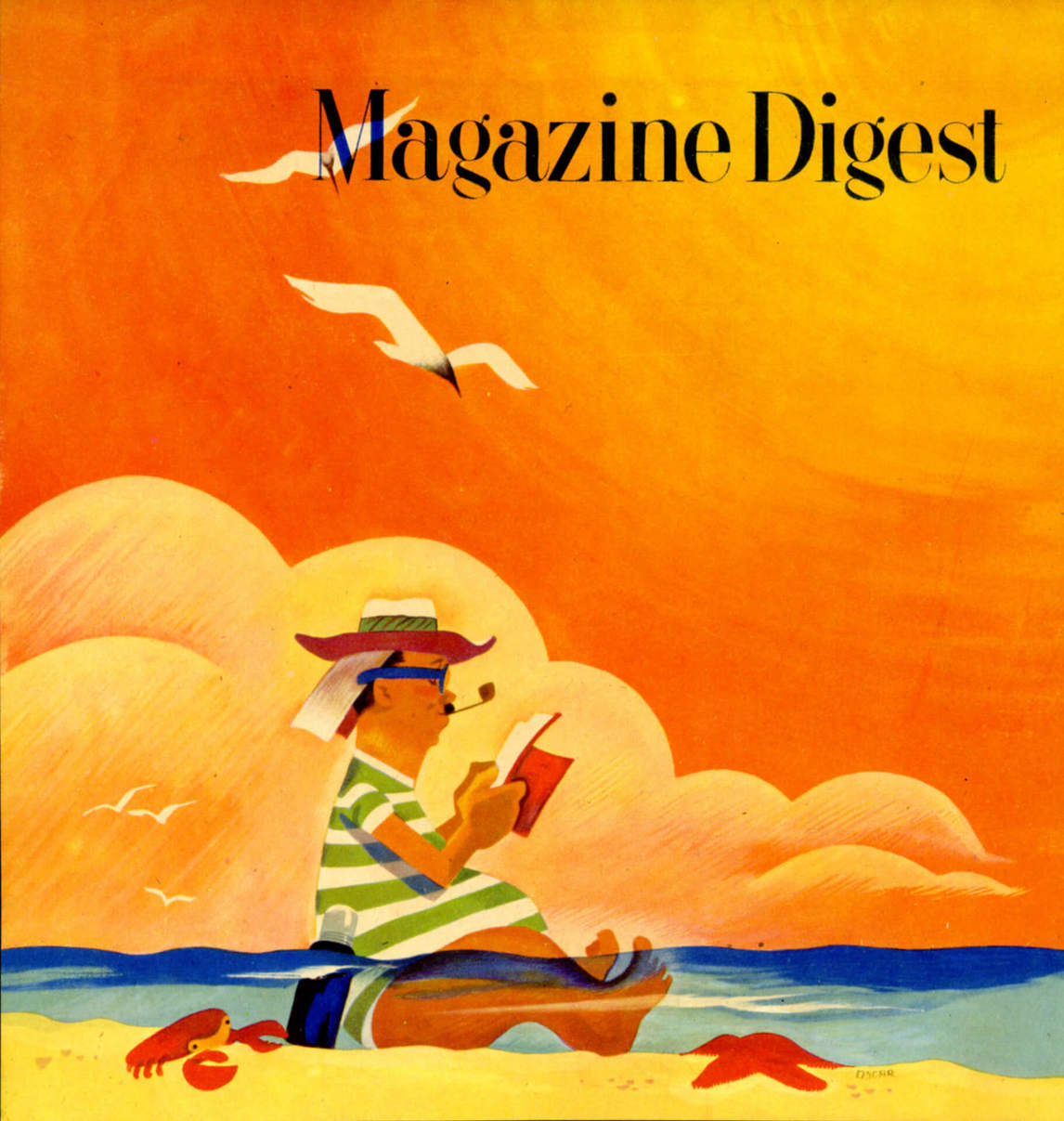 Art Canada Institute, Oscar Cahen, Magazine Digest cover design, c. 1946