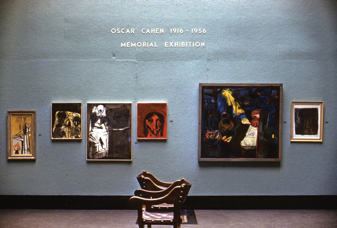 Art Canada Institute, Oscar Cahen, Oscar Cahén Memorial Exhibition, Art Gallery of Ontario, 1959