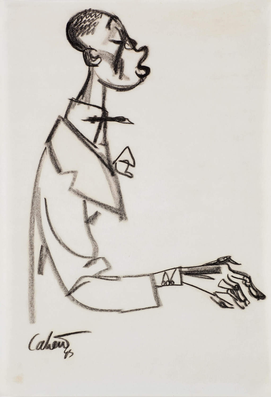 Art Canada Institute, Oscar Cahen, Untitled (Piano Player), 1943