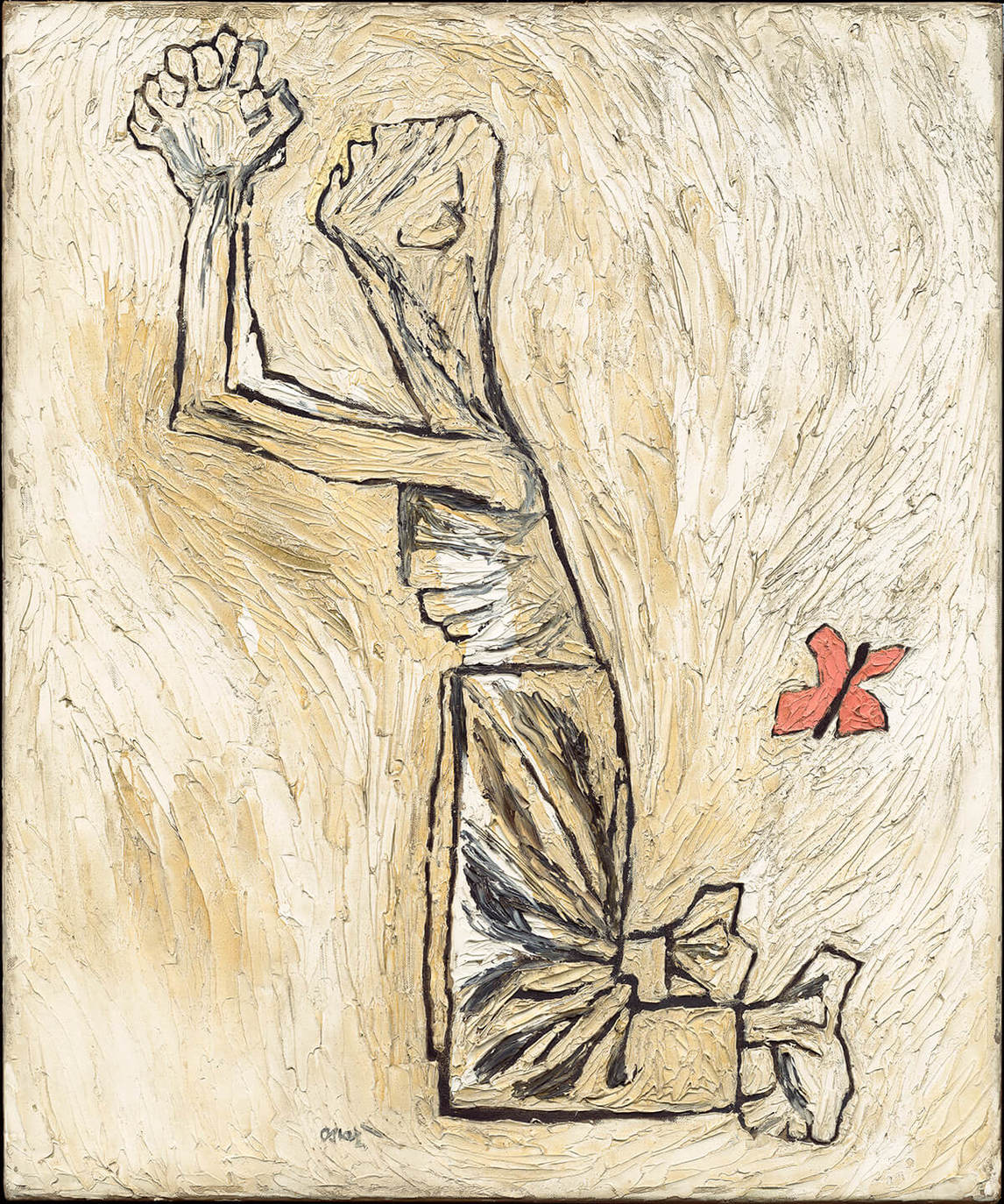 Art Canada Institute, Oscar Cahen, Praying Man (170), 1947,