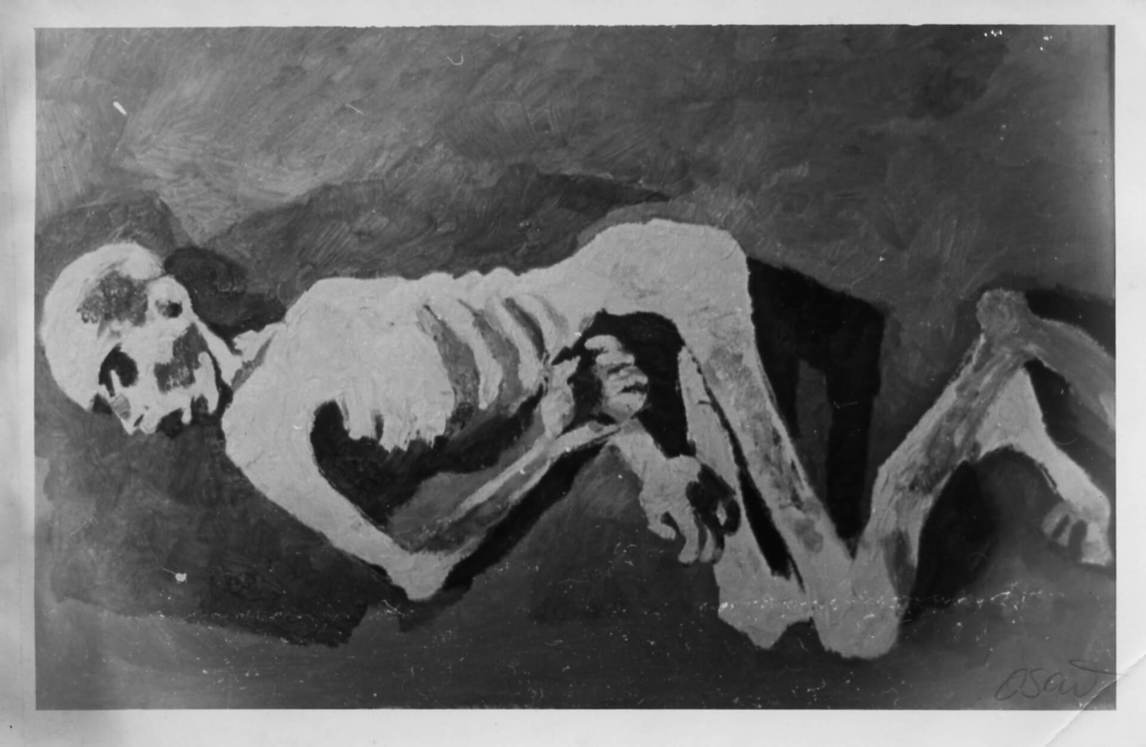 Art Canada Institute, Oscar Cahen, This is Belsen inmate” on reverse, c. 1946