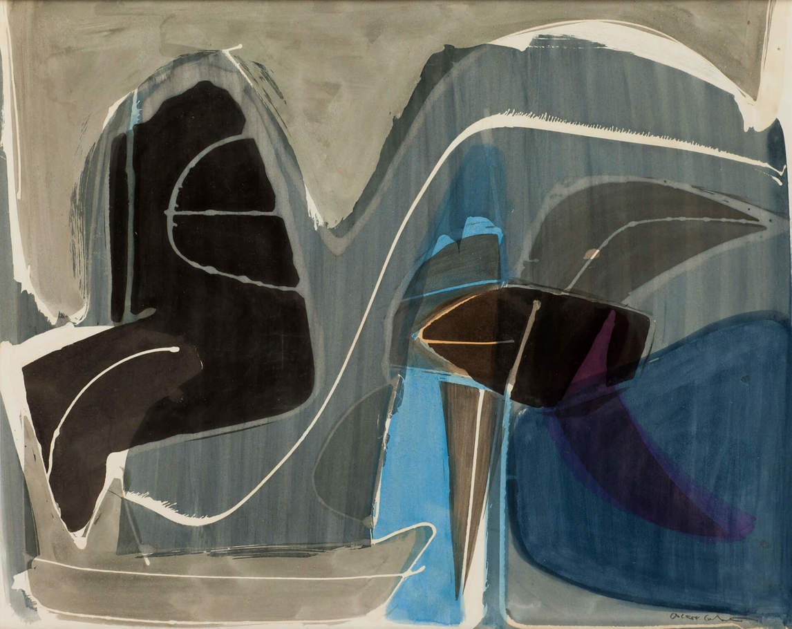 Art Canada Institute, Oscar Cahen, Untitled (368), c. 1955–56