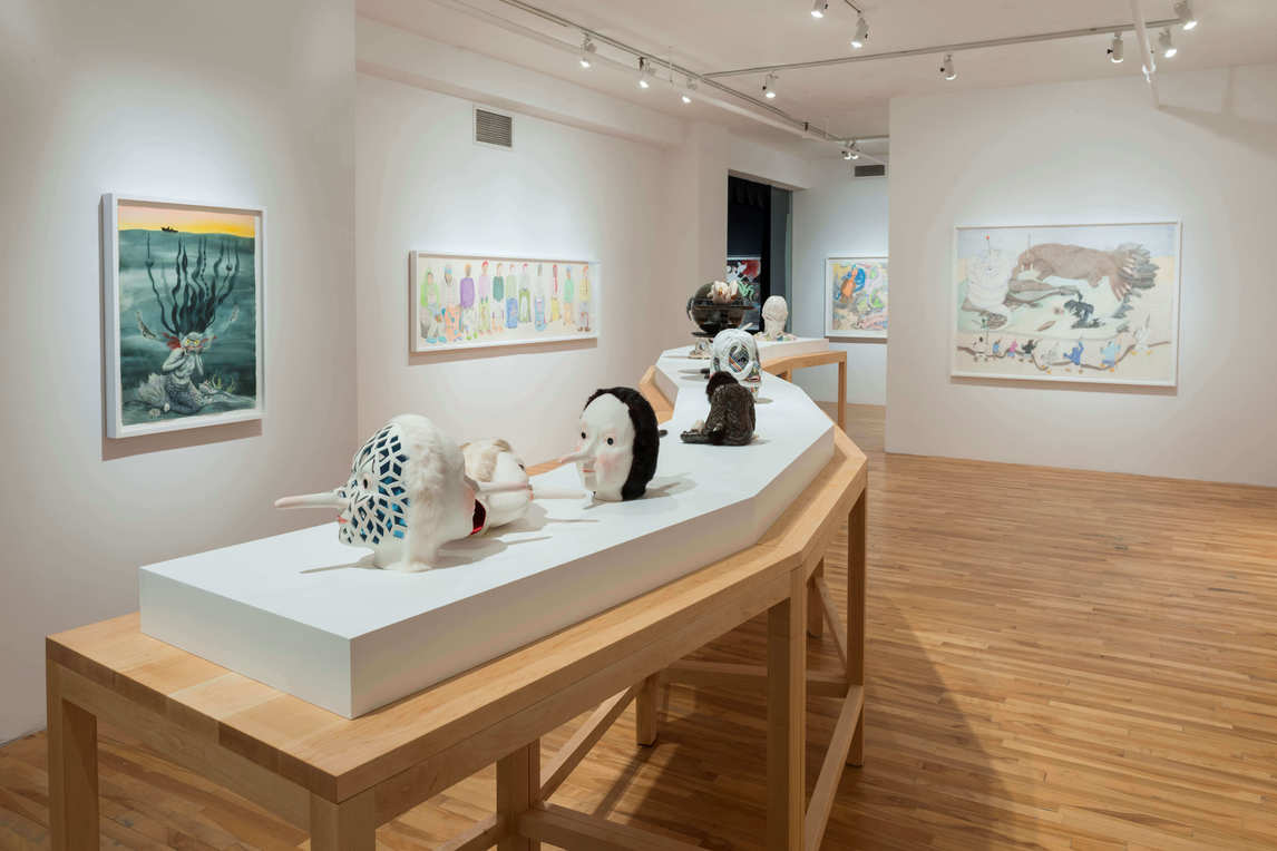Art Canada Institute, Paul Litherland, installation view of Universal Cobra at Pierre-François Ouellette art contemporain, Montreal, in partnership with Feheley Fine Arts, Toronto, 2015; Shuvinai Ashoona and Shary Boyle, Exhibition, 2015