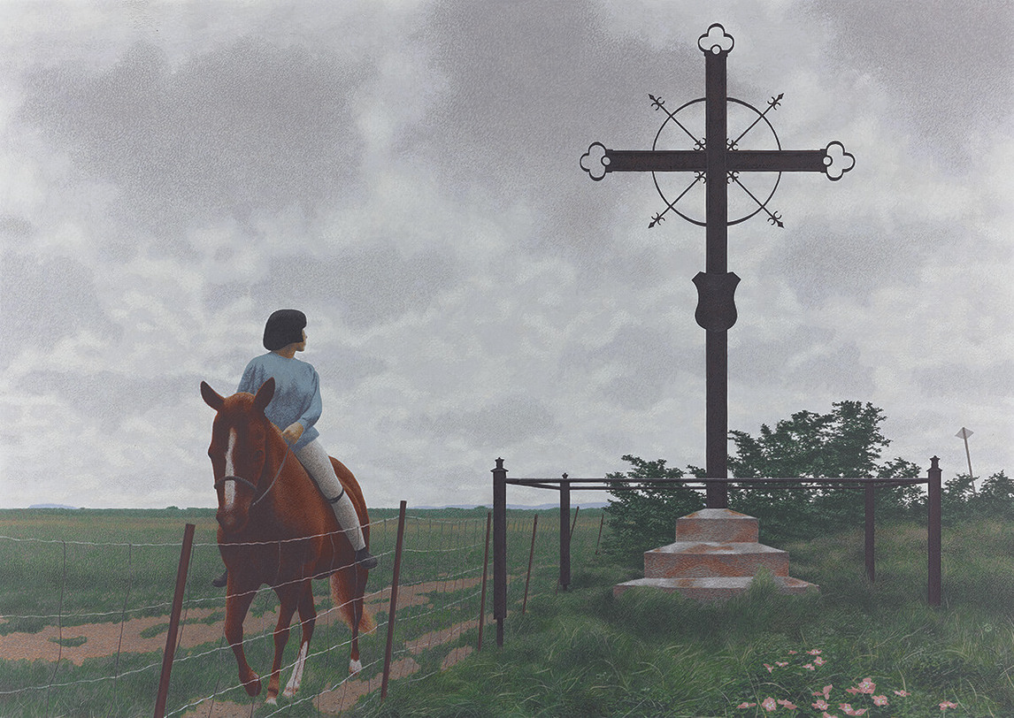 Art Canada Institute, Alex Colville,  French Cross (Croix française), 1988.