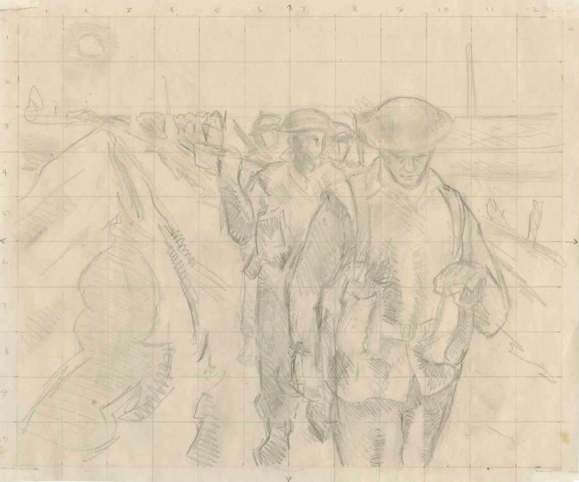 Art Canada Institute, Alex Colville, Infantry (L’infanterie), 1945